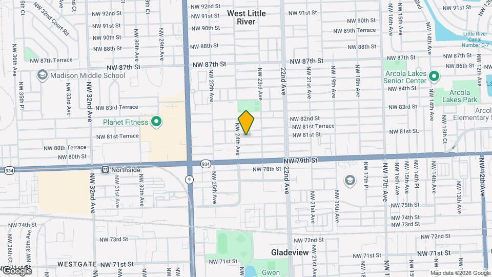 2340 NW 81st St. Map and Location Details