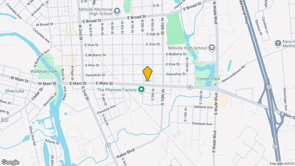 808 E Main St Map and Location Details