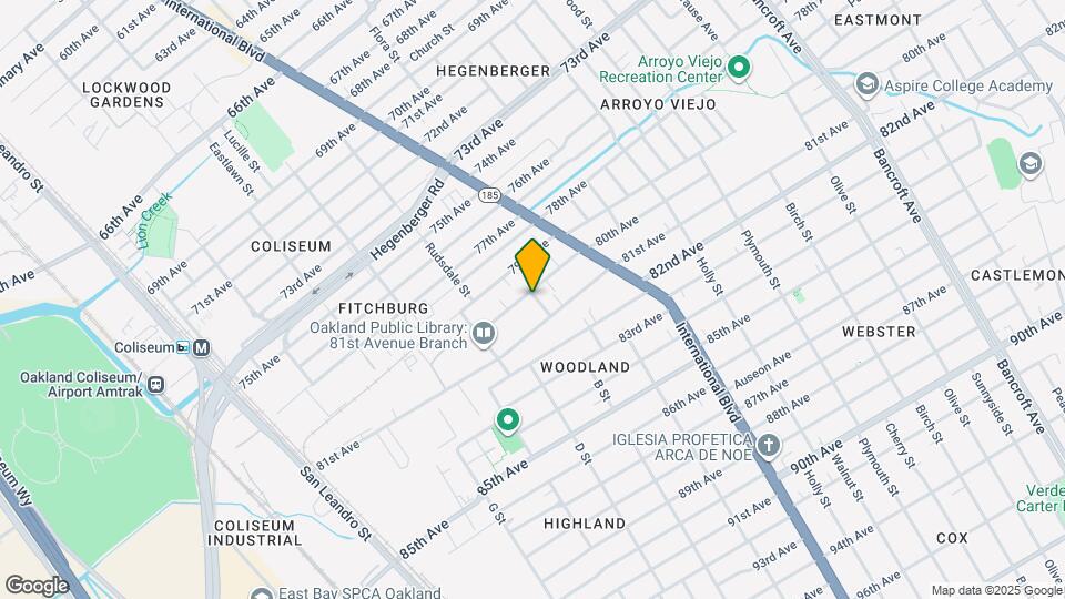 1246 80th Ave, Unit Duplex Map and Location Details