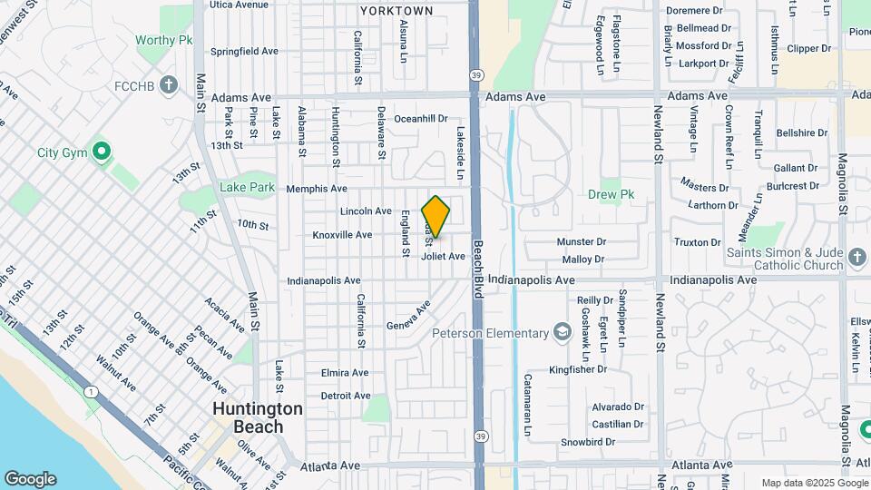 1008 Florida St-Unit -A Map and Location Details