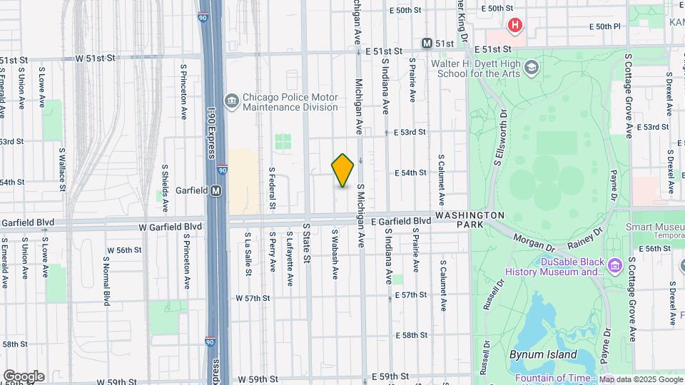 5427 S Wabash Ave Map and Location Details