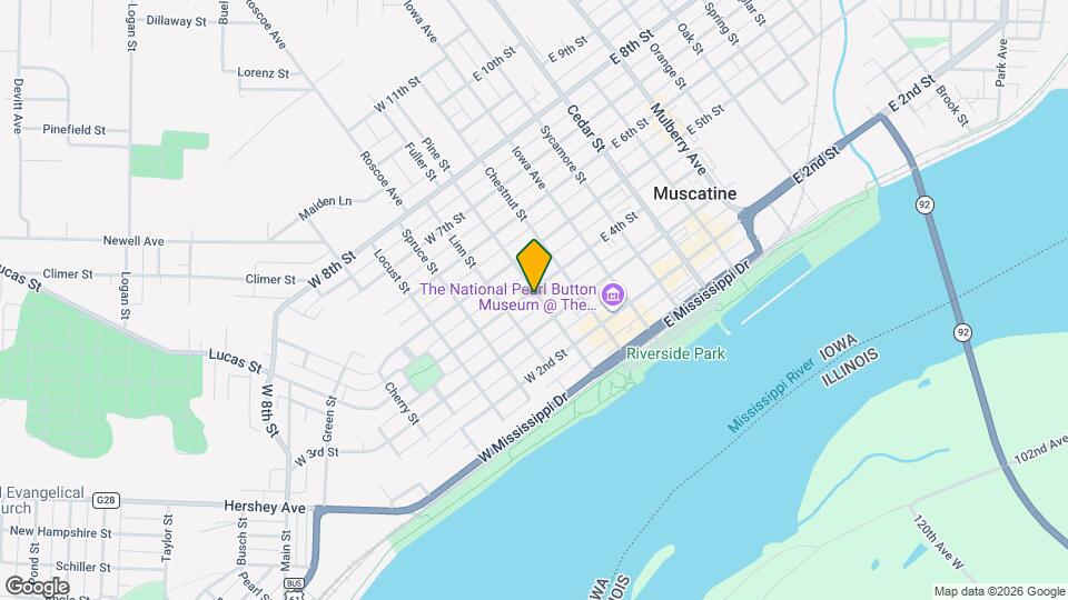 312 Pine St Map and Location Details