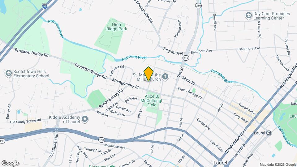 215 9th St, Unit B Map and Location Details