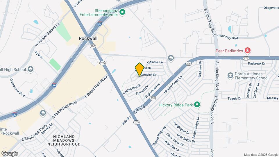 1445 Glenwick Dr Map and Location Details