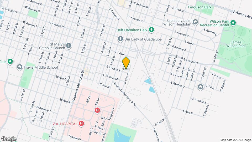 1020 S 12th St Map and Location Details