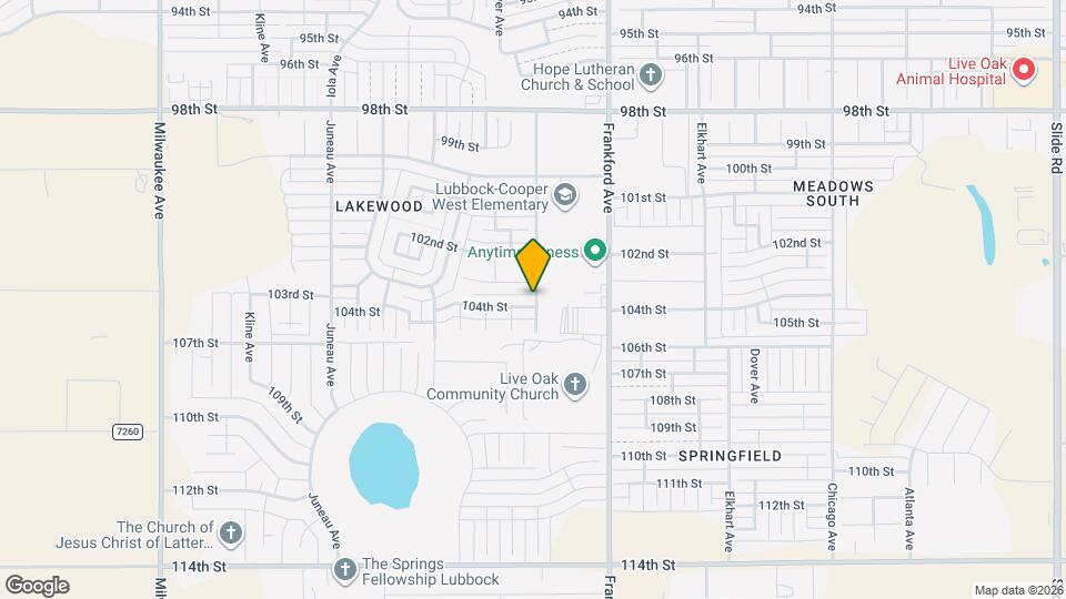 5826 104th St Map and Location Details