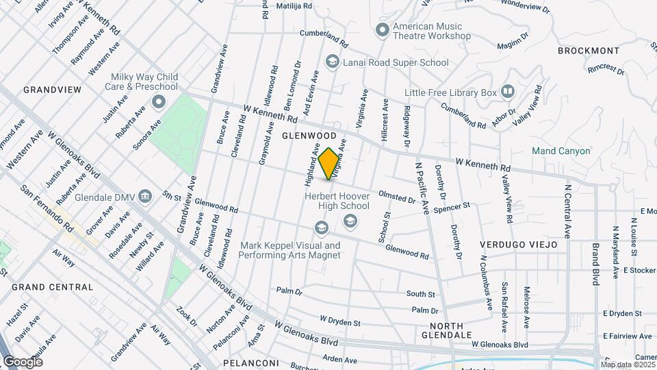 1367 Virginia Ave Mapa y Detalles de la Ubicación