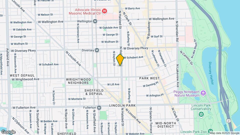 2640 N Halsted St, Unit 3 Mapa y Detalles de la Ubicación