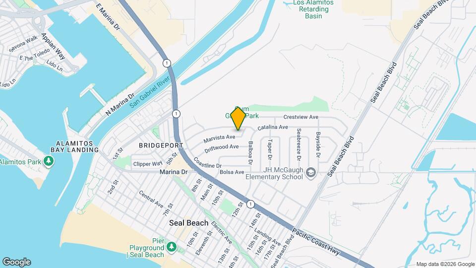 1045 Marvista Ave Map and Location Details