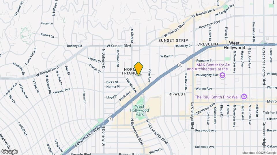 853 Larrabee St Map and Location Details
