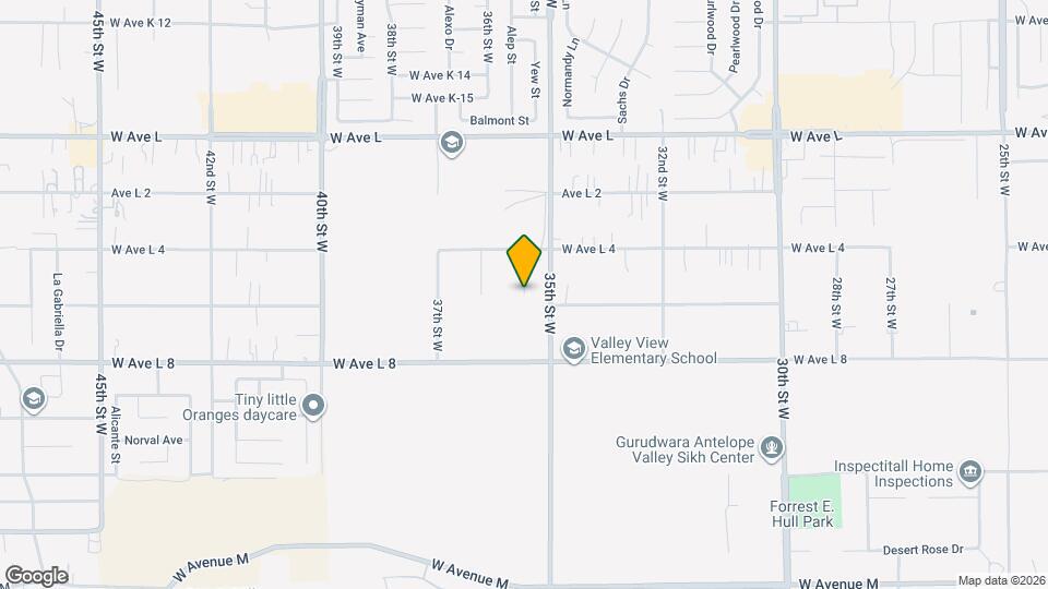 4284 Yew St Mapa y Detalles de la Ubicación