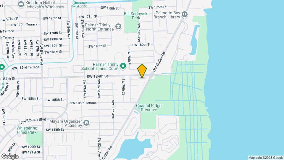 18420 SW 77th Ct Map and Location Details