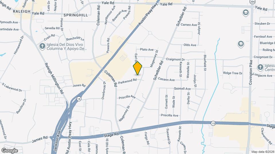 4560 Parkwood Rd Mapa y Detalles de la Ubicación