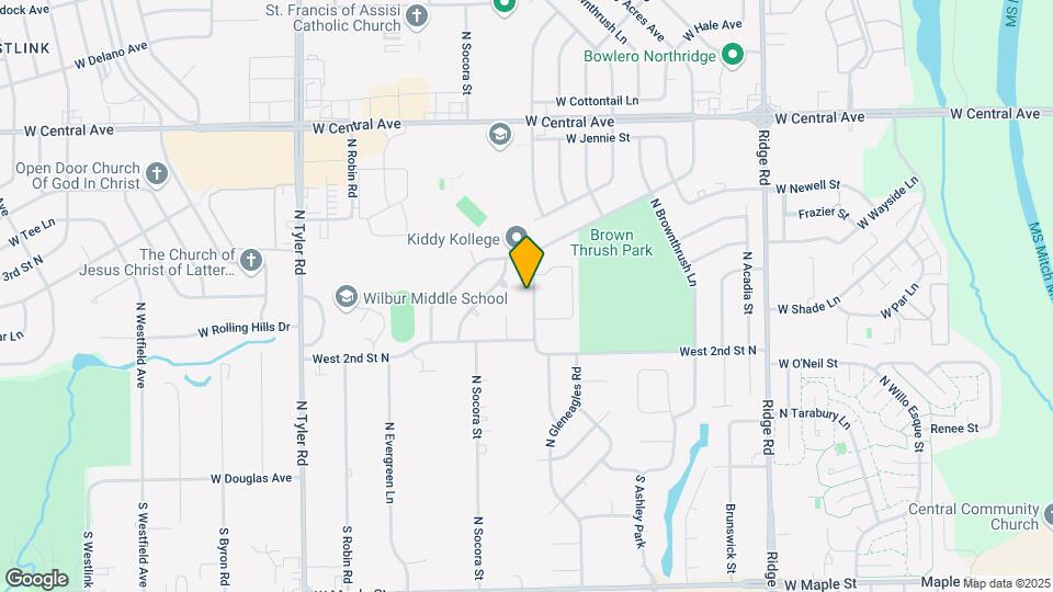 403 N Woodchuck St Map and Location Details