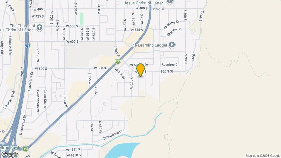 873 S 110 W Map and Location Details