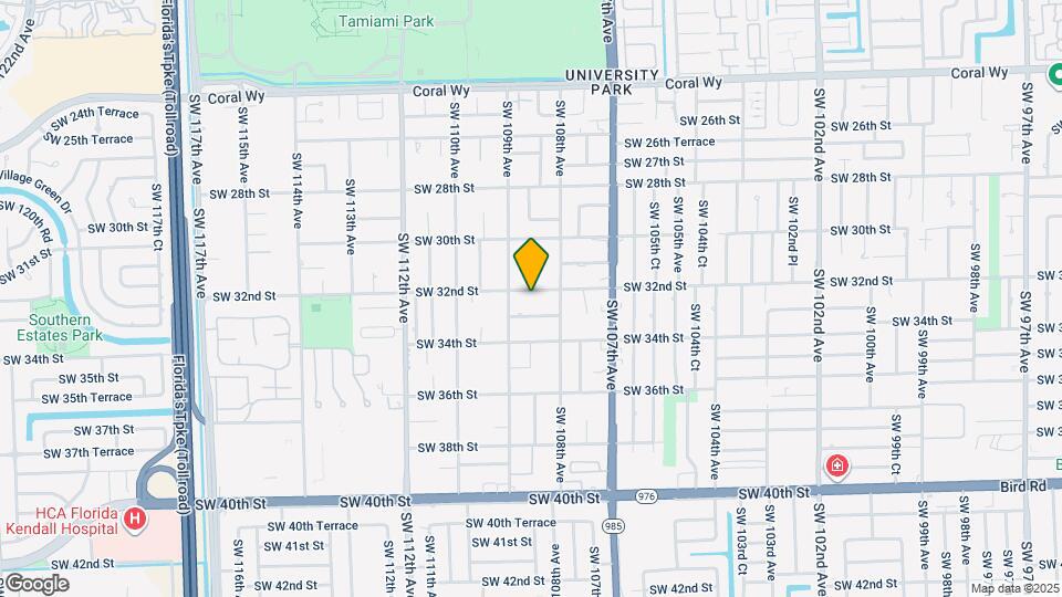 10840 SW 32nd St Map and Location Details