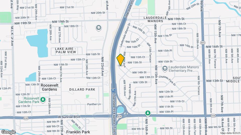 1763 Lauderdale Manor Dr Map and Location Details