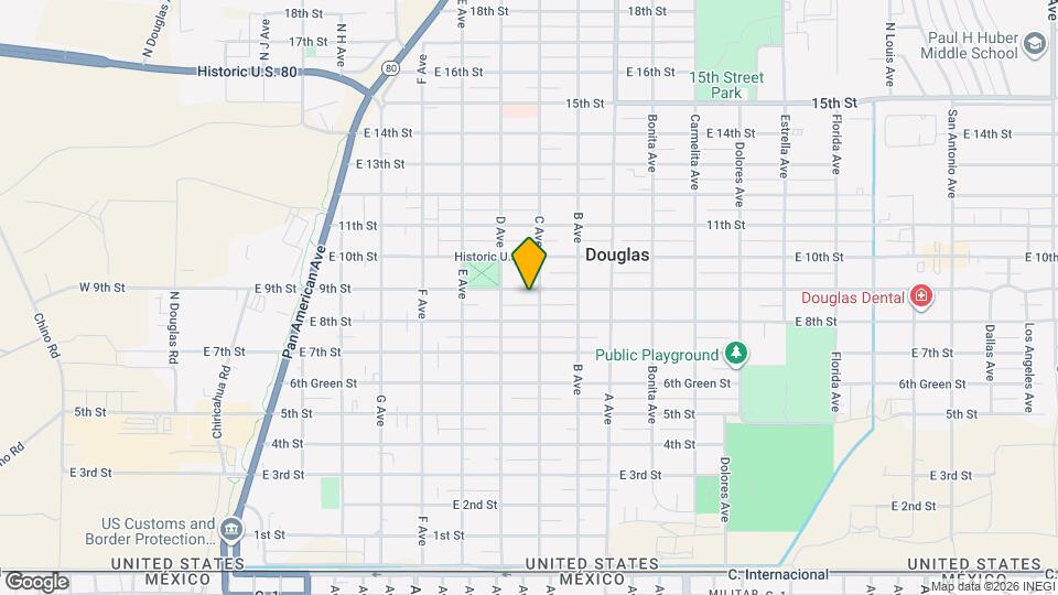 851 E 9th St Map and Location Details