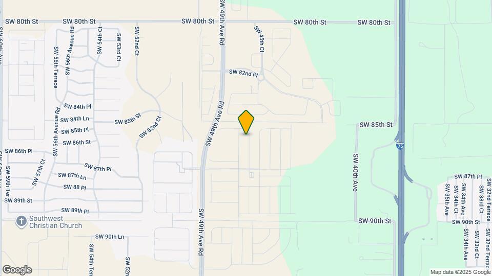 8602 SW 46th Ave Map and Location Details