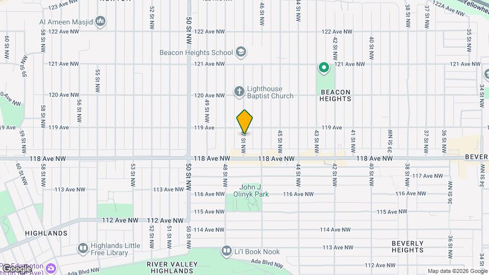 11827-11847 47 St NW Map and Location Details