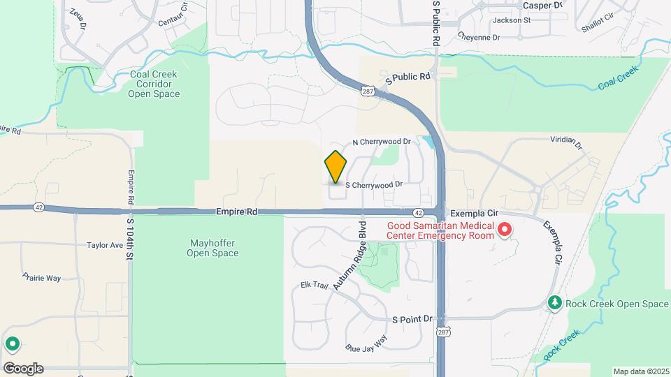 437 S Cherrywood Dr Map and Location Details