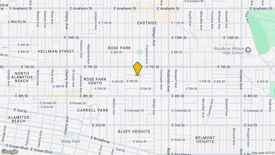 625 Orizaba Ave Map and Location Details