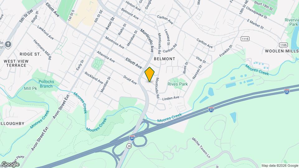 1116 Altavista Ave Map and Location Details