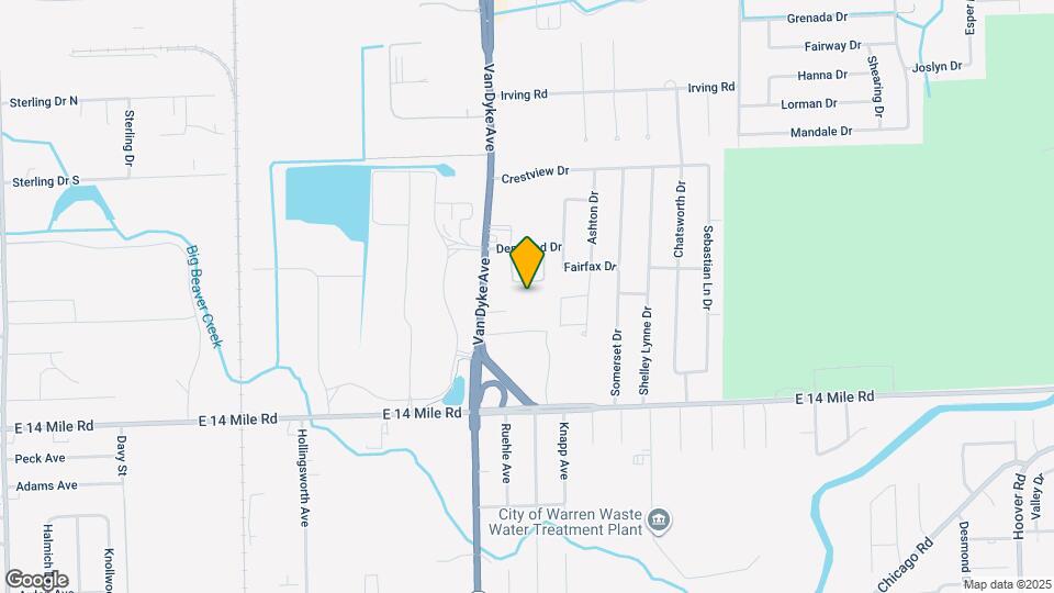 Furnished Studio-Detroit - Sterling Heights Map and Location Details