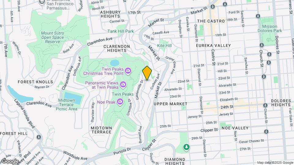 449 Burnett Ave Map and Location Details