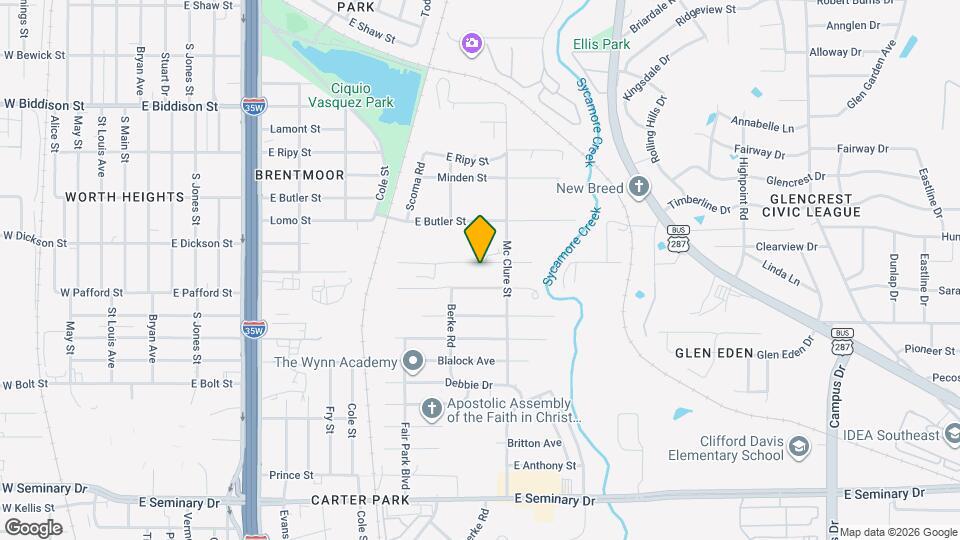 1224 Elva Warren St Map and Location Details