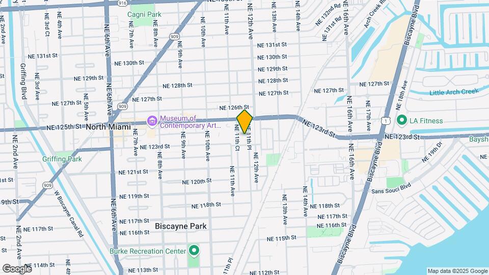 12320 NE 11th Pl Map and Location Details