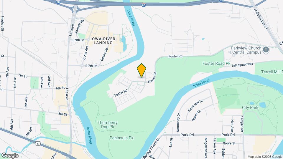 1144 Foster Rd Map and Location Details