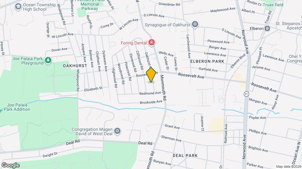 240 Oakhurst Rd Map and Location Details