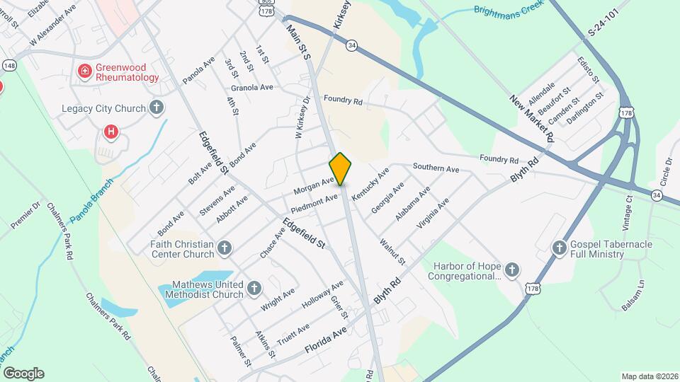 100 Piedmont Ave Map and Location Details