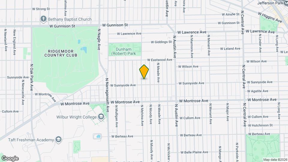 4511 N Melvina Ave Map and Location Details