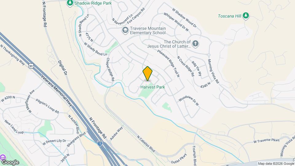 2349 W Peppercorn Rd Map and Location Details