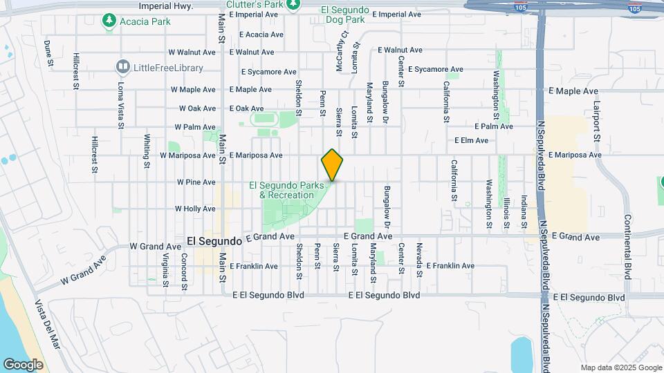 435 Sierra St Mapa y Detalles de la Ubicación
