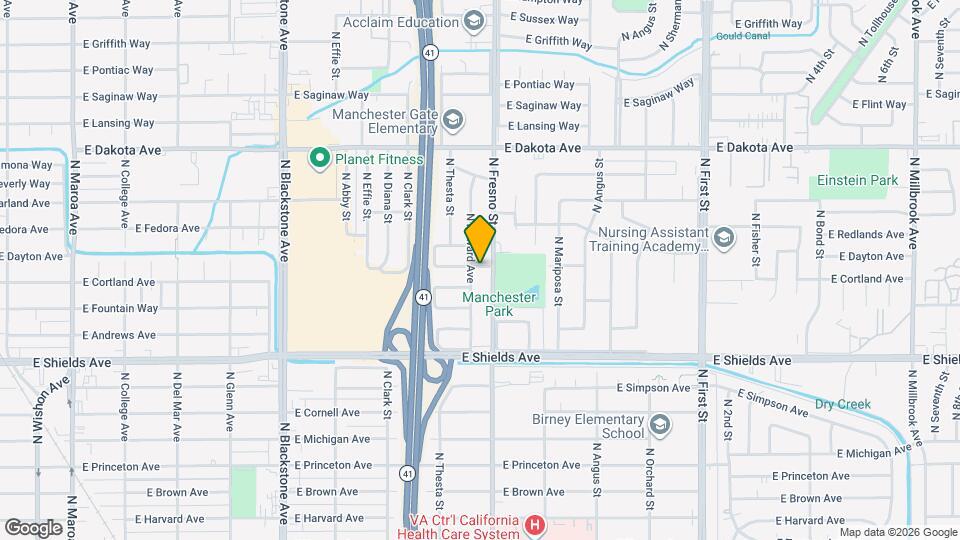 2426 E Dayton Ave Map and Location Details