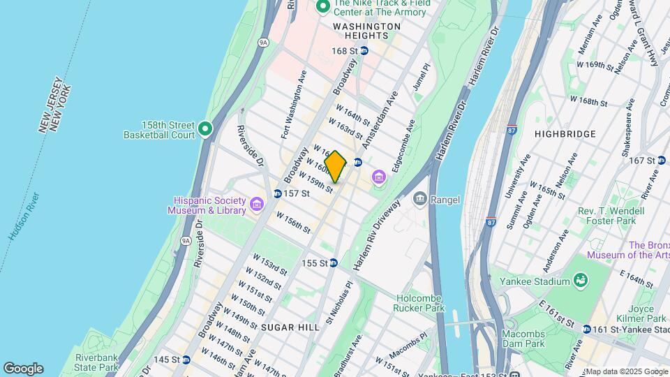 507 W 159th St Map and Location Details