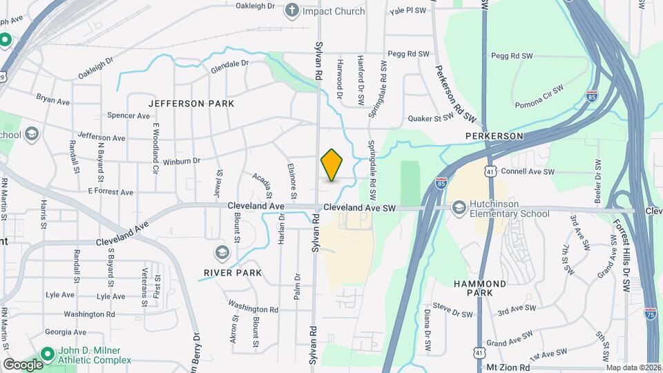 872 Glenway Dr SW Map and Location Details