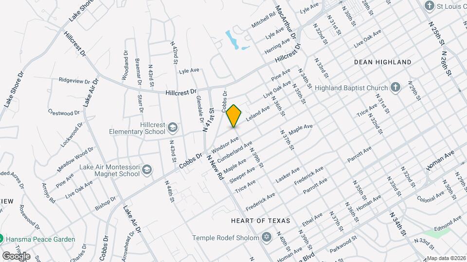 3900 Leland Ave, Unit B - ADU Map and Location Details