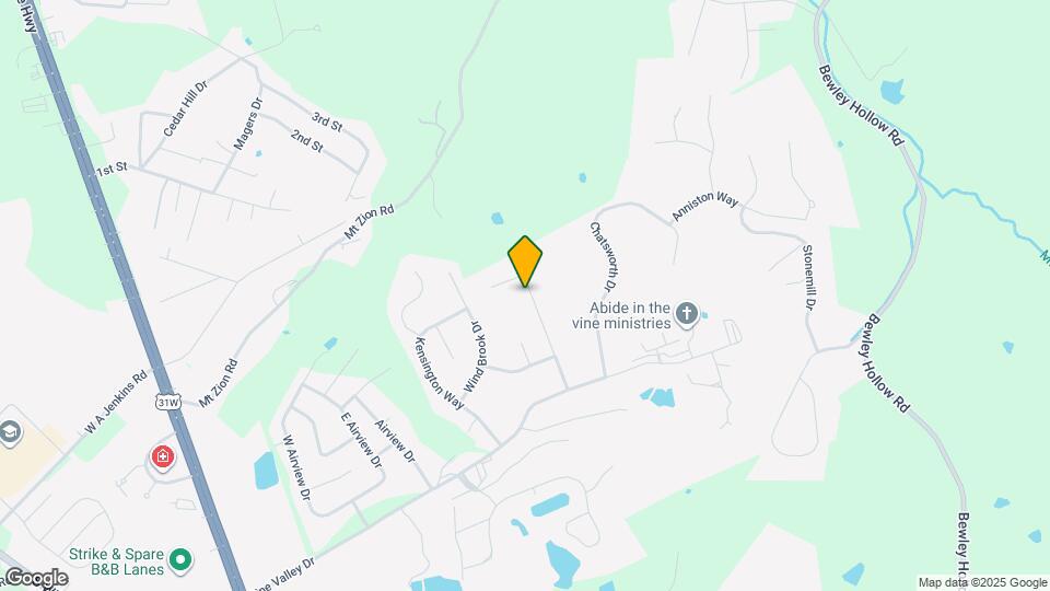 2528 Shadow Creek Ln Map and Location Details