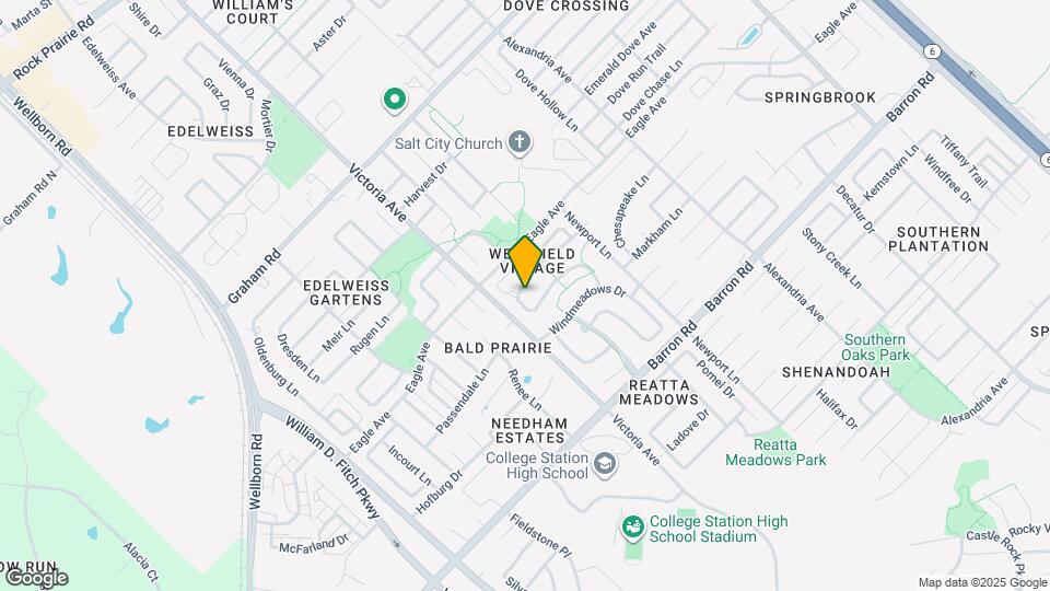 1002 Crested Point Dr Map and Location Details