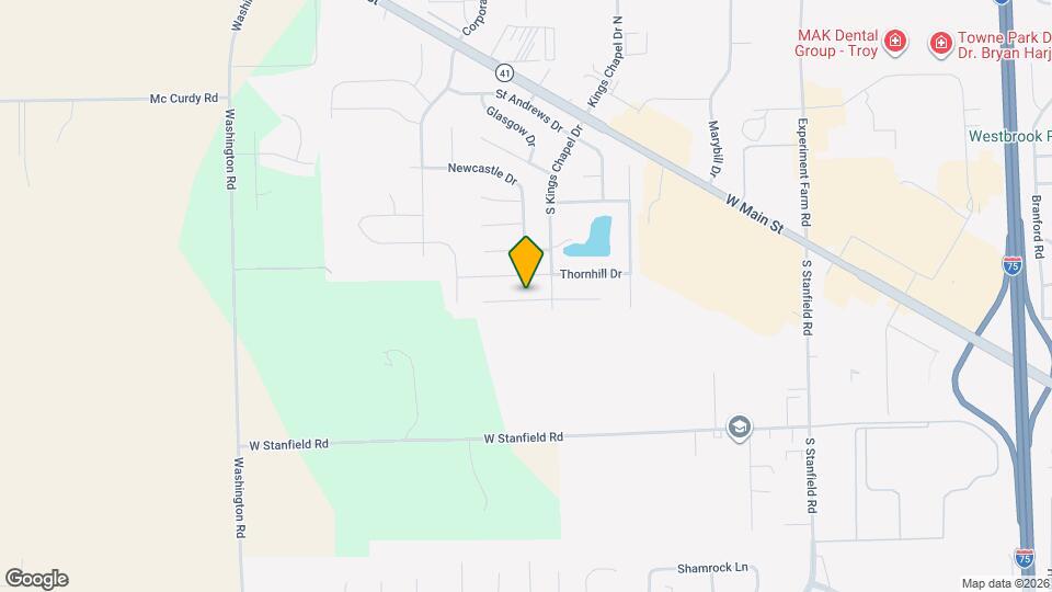 2507 Foxchase Ct W Map and Location Details