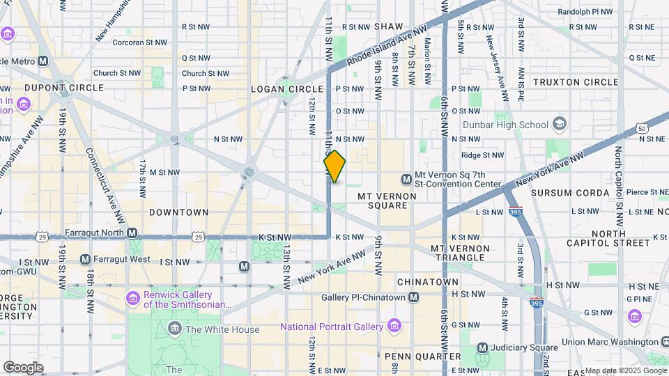 1111 11th St NW Map and Location Details