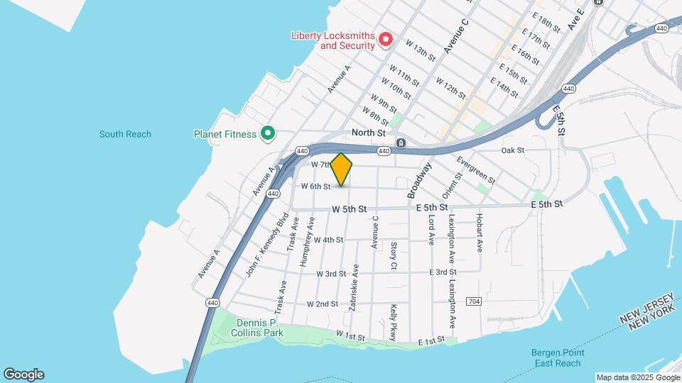 78 W 6th St Map and Location Details