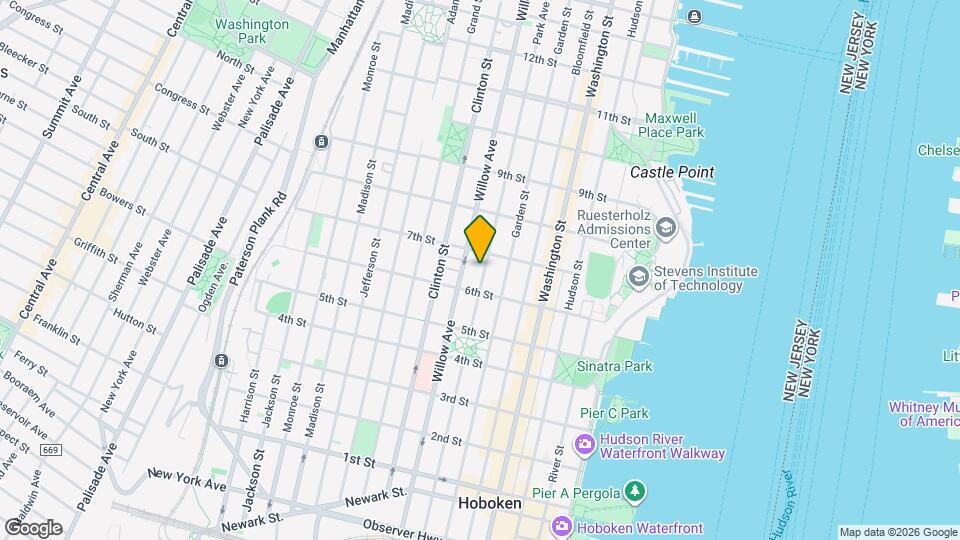 622 Park Ave Map and Location Details