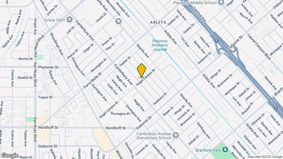 13763 Kagel St Map and Location Details