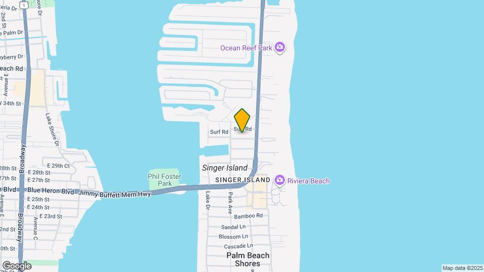 1242 N Harbor Dr Map and Location Details