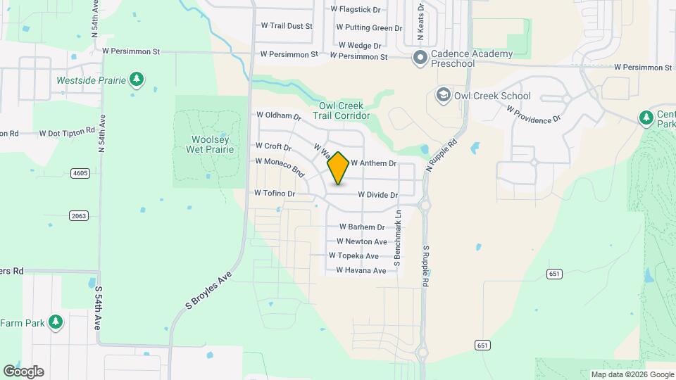 4530 W Divide Dr Map and Location Details